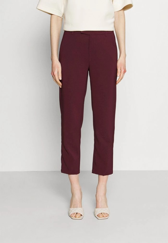 Pantalons ANNA FIELD Anna Field Slim Fit Business Trousers Rouge Femme | XRM-5754300